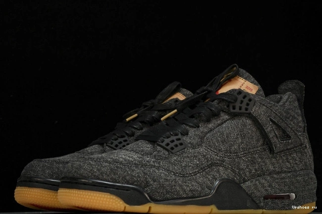 Black Levis  - Air 4 NRG AO2571-001 Jordan Retro Levis Denim 0825